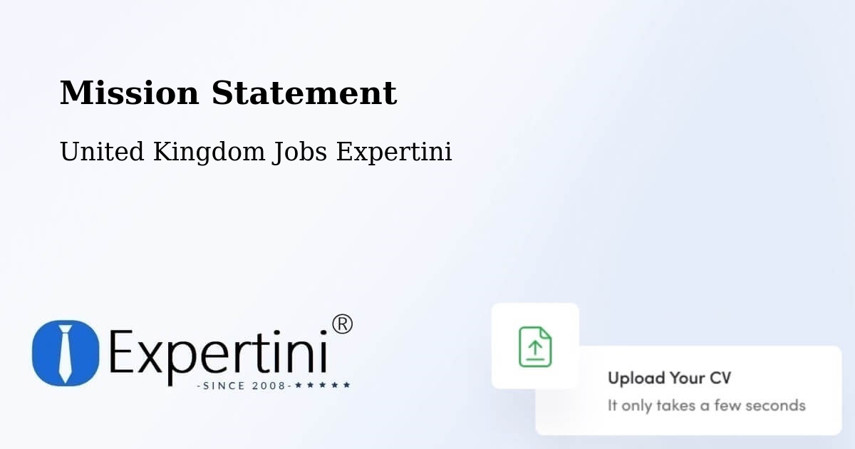 Mission Statement - United Kingdom Jobs Expertini